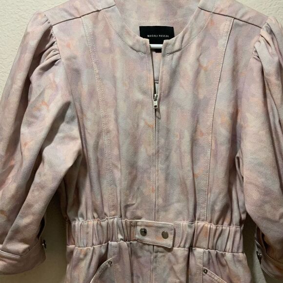 New magalie pascal ceina jumpsuit watercolor pink size Small - Picture 5 of 14
